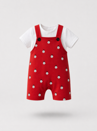 Haine bebe fetite - Salopeta cu bluza, de vara, Gargarite