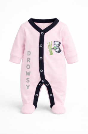 Costumase toamna-iarna - Salopeta fetite, Panda