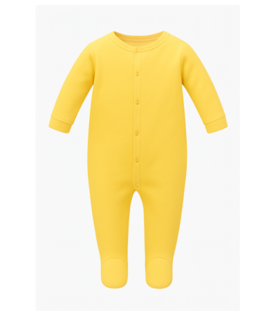 Haine bebe baietei - Salopeta galbena bebe