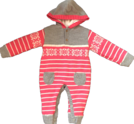 Combinezoane - Salopeta tricotata ,imblanita