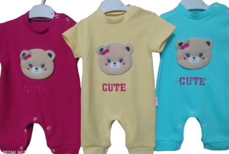 Salopete - Salopeta ursulet cu maneca scurta.