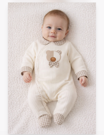 Salopete - Salopeta ursulet cu papion