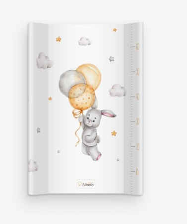 Pentru bebe - Saltea de infasat bebe cu intaritura 70x47,5 Klups Bunny 420