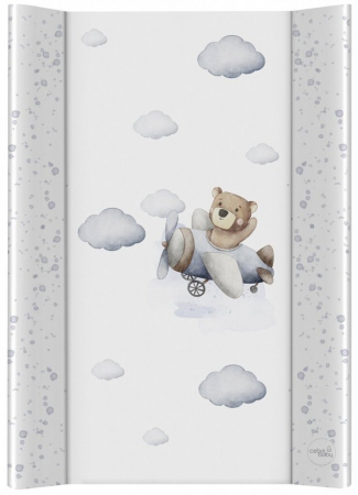 Pentru bebe - Saltea de Infasat Ceba Baby Ultra Light 1.2kg, 50x70cm, cu Intaritura, Grosime 3cm, Sistem Siguranta si Anti-Alunecare, Ursul Zburator