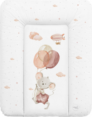 Saltea patut - Saltea de Infasat Moale,  50x70cm, Suprafata Aderenta, Ceba Baby, Mouse