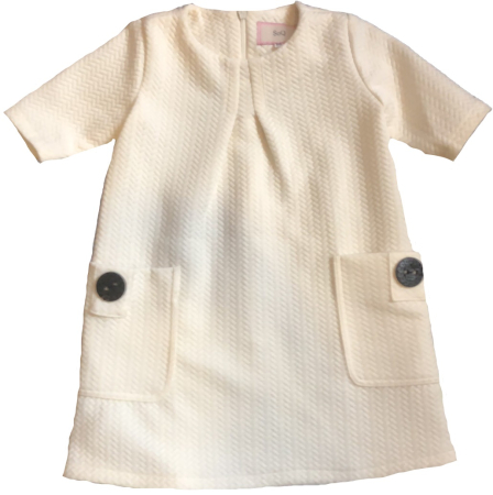 Rochite - Sarafan alb pentru fetite