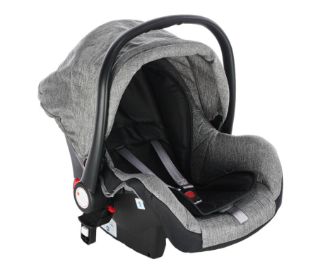 Scaun si scoica auto - Scaun auto,  0-13 kg,  Grupa 0+, Certificat de siguranta: SGS Elvetia, Zizito, Gri