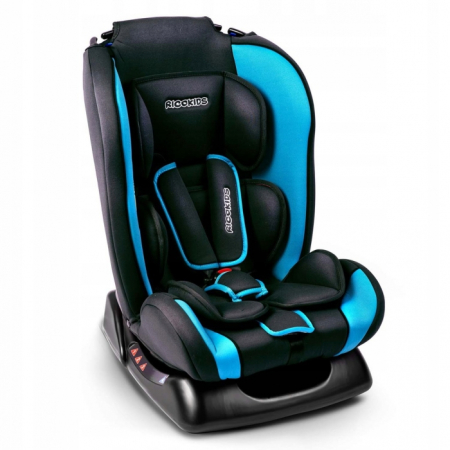 Scaun si scoica auto - Scaun Auto 0-25 Kg Ricokids Lorenzo - Gri Inchis - Albastru