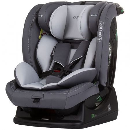 Scaun si scoica auto - Scaun auto Chipolino Aviato I-Size 40-150 cm ash grey
