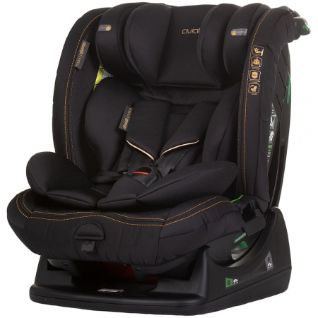 Scaun si scoica auto - Scaun auto Chipolino Aviato I-Size 40-150 cm obsidian