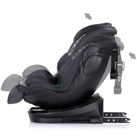 Scaun auto Chipolino Hypnotic I-Size 40-150 cm cu sistem Isofix si sezut rotativ anthracite [4]