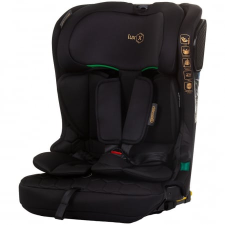 Scaun si scoica auto - Scaun auto Chipolino Lux X I-Size 76-150 cm cu sistem Isofix obsidian