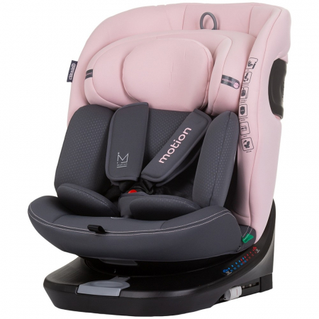 Scaun si scoica auto - Scaun auto Chipolino Motion I-Size 40-150 cm flamingo cu sistem Isofix