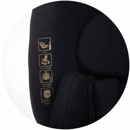 Scaun auto Chipolino Next Gen I-Size 40-150 cm ebony cu sistem Isofix [10]