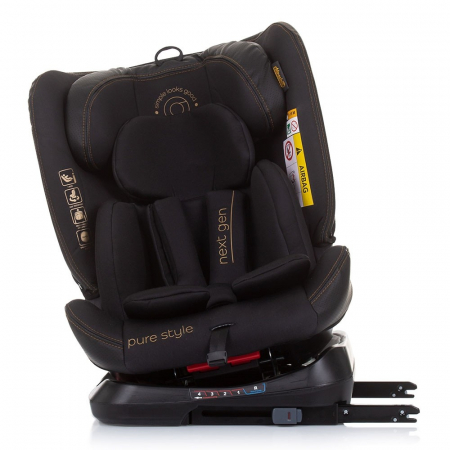 Scaun auto Chipolino Next Gen I-Size 40-150 cm ebony cu sistem Isofix [6]