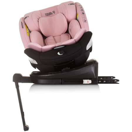 Scaun auto Chipolino Tourino I-Size 40-150 cm flamingo cu sistem Isofix [5]