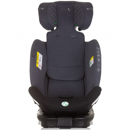 Scaun auto Chipolino Tourino I-Size 40-150 cm grey mix cu sistem Isofix [8]