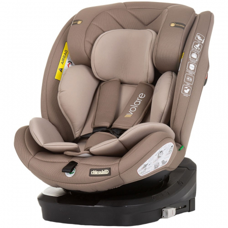 Scaun si scoica auto - Scaun auto Chipolino Volare I-Size 40-150 cm macadamia cu sistem Isofix