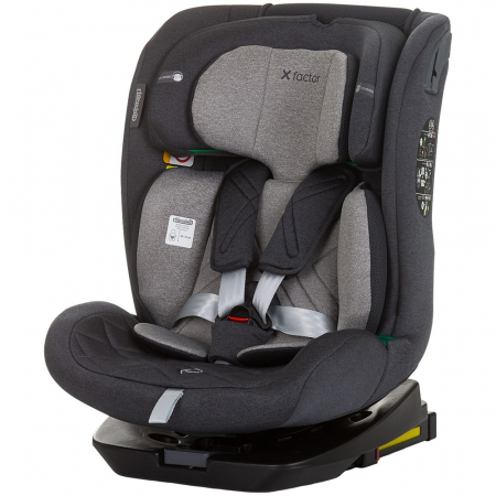 Scaun si scoica auto - Scaun auto Chipolino X Factor I-Size 40-150 cm granite cu sistem Isofix
