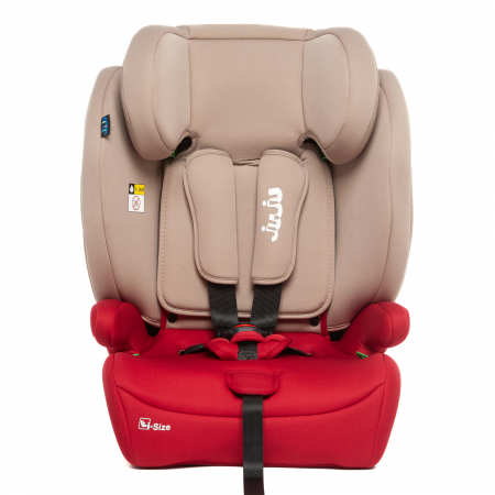 Scaun Auto Juju Safe Rider i-Size, Bej-Bordo [3]