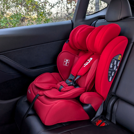 Scaun Auto Juju Safe Rider i-Size, Rosu-Bordo [1]