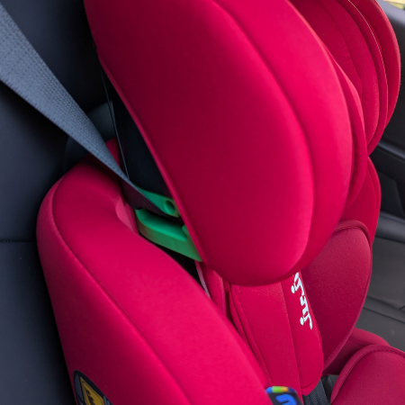 Scaun Auto Juju Safe Rider i-Size, Rosu-Bordo [4]