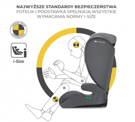 SCAUN AUTO KINDERKRAFT I-SPARK, I-SIZE 100-150 CM, PINK [7]