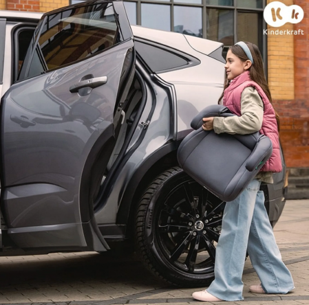 SCAUN AUTO KINDERKRAFT I-SPARK, I-SIZE 100-150 CM, PINK [6]