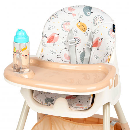 Scaun de masa 2 in 1 Juju Eat&Smile, Birds [6]