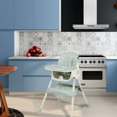Scaun de masa 2 in 1 Juju Eat&Smile, Mint [1]