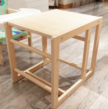 Scaun de masa, 2 in 1, Recomandat de la 7 luni la 5 ani, din Lemn [2]
