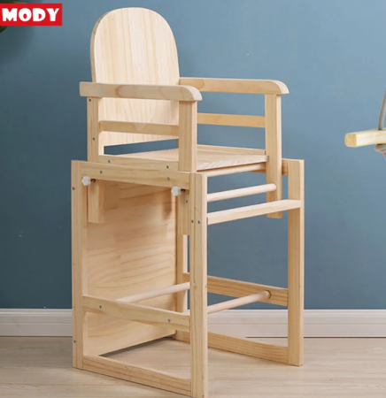 Scaun de masa, 2 in 1, Recomandat de la 7 luni la 5 ani, din Lemn [3]