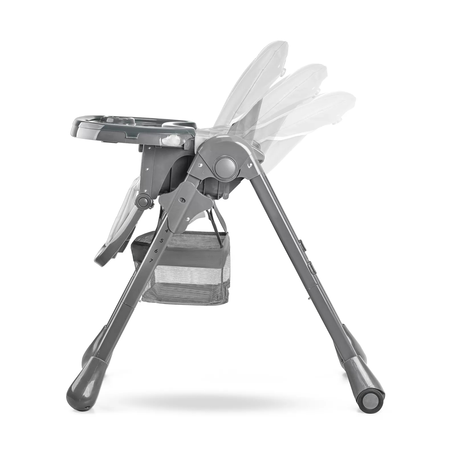 Scaun de masa bebe KinderKraft Tastee, pliabil, reglabil, 8.2kg [3]