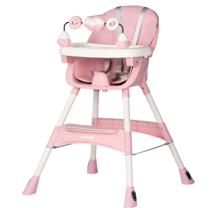 Pentru bebe - Scaun de masa Chipolino Avocado powder pink