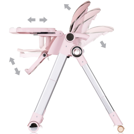 Scaun de masa Chipolino Super Chef 2 in 1 pink marshmallow [5]