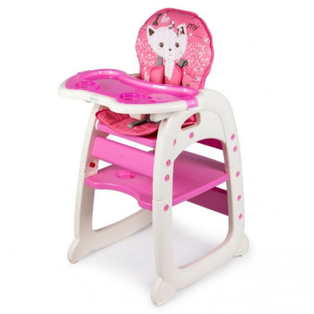 Scaun de masa - Scaun De Masa Ecotoys C-211 - Roz