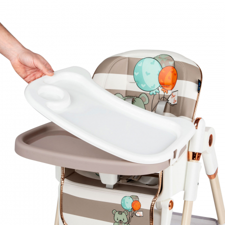 Scaun de masa Juju Eat&Fun, Brown Bear [2]