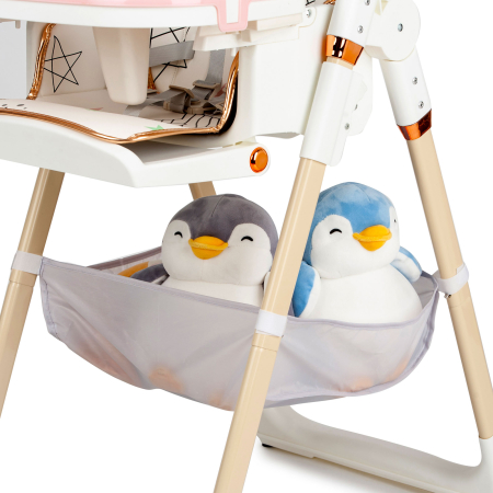 Scaun de masa Juju Eat&Fun, Pink Stars [5]