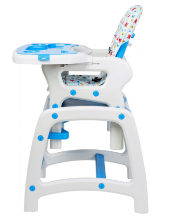 Scaun de masa Juju Eat&Play, Albastru [5]