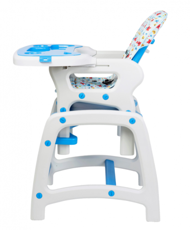 Scaun de masa Juju Eat&Play, Albastru [6]