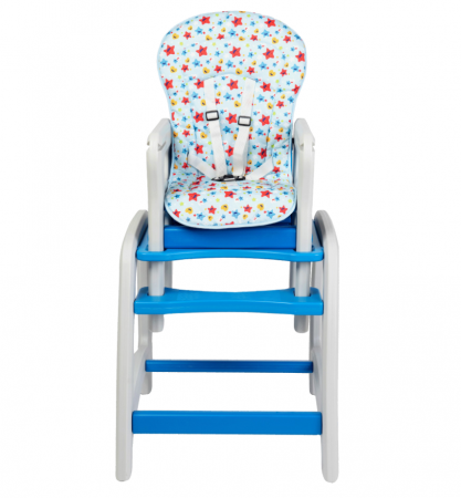 Scaun de masa Juju Eat&Play, Albastru [3]