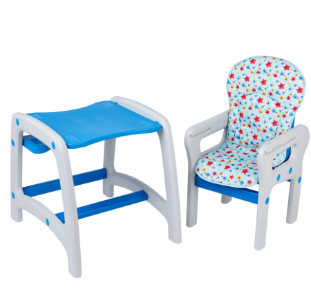 Scaun de masa Juju Eat&Play, Albastru [8]