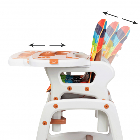 Scaun de masa Juju Eat&Play, Maro [5]