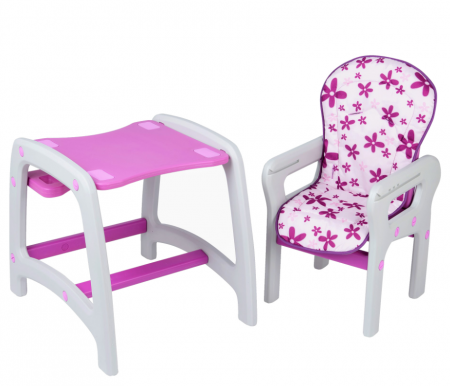 Scaun de masa Juju Eat&Play, Mov [7]