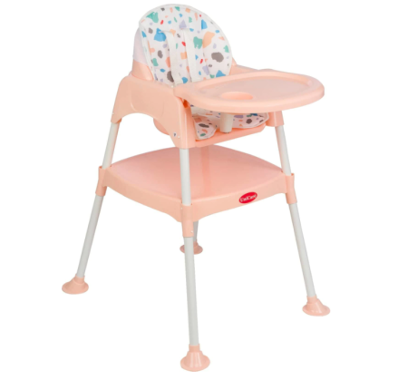 Scaun de masa - Scaun de masa,multifunctional,2 in 1,roz pudra