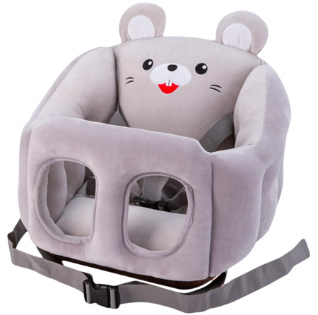 Scaun de masa - Scaun inaltator de masa, din plus, model animalut, gri