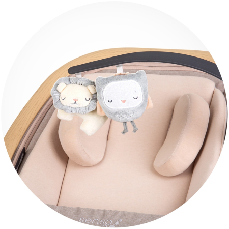 Scaunel balansoar Chipolino Senso biscotta wood [5]