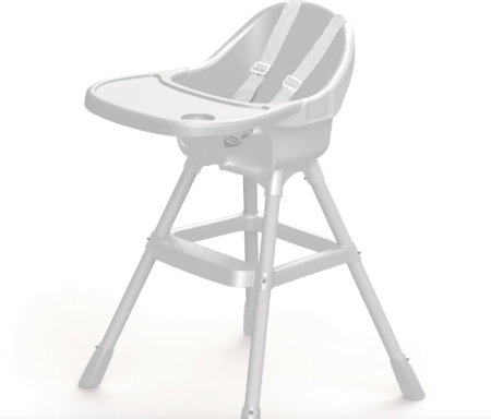La masa - Scaunel Cu Masuta Pt.Bebe, Alb, 90x70x60cm - Dolu,alb