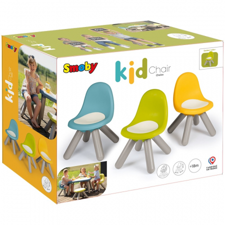Scaunel cu spatar pentru copii Smoby galben [6]