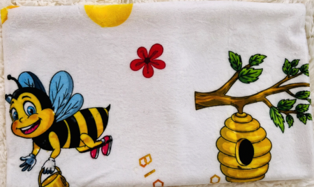 Scutece - Scutec din finet, Fabricatie Romania, Model Albinute